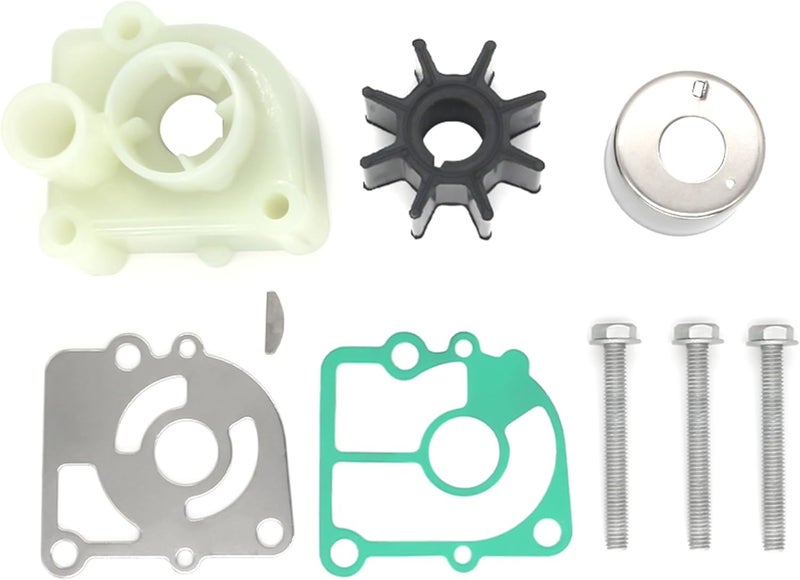 QUICKMARINER QuickMarine 853792A09 Water Pump Impeller Repair Kit for Mecury Marine 15 HP Outboard Motors replaces 8M0070780 Boat Engine - Image 5